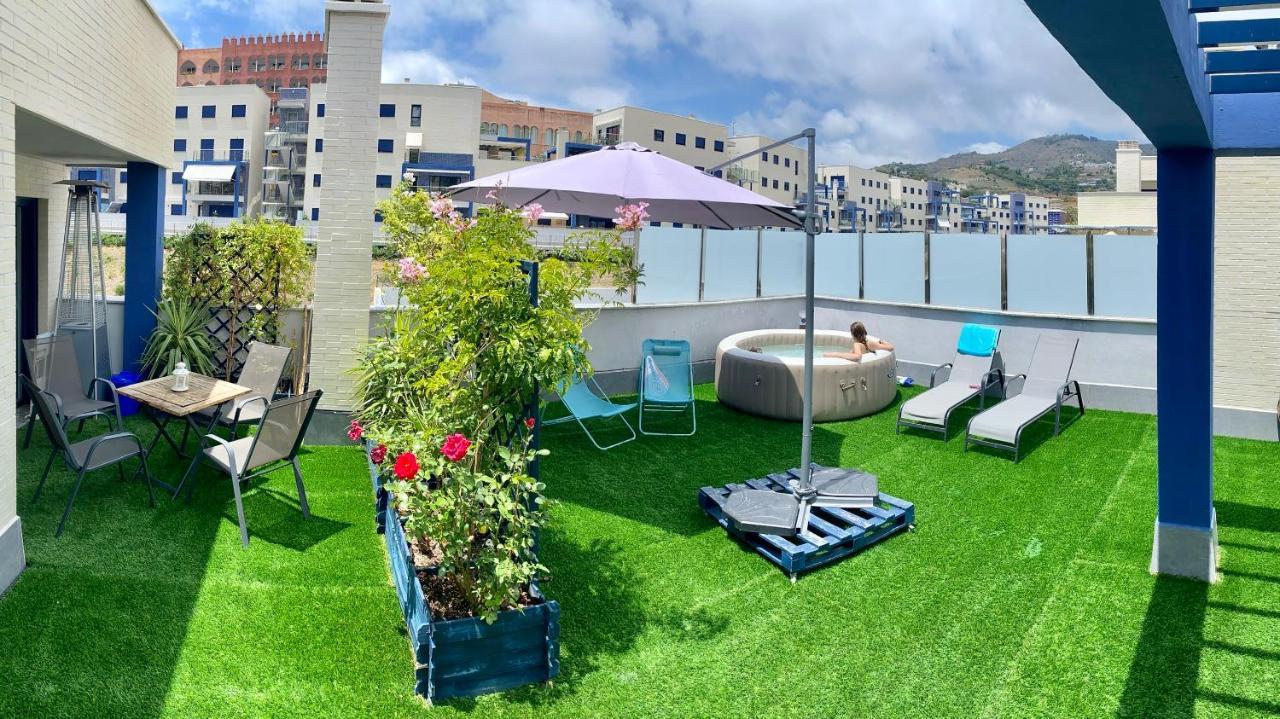 Ático de lujo 90m de terraza y jacuzzi privado en Cabria, Almuñecar Exterior foto